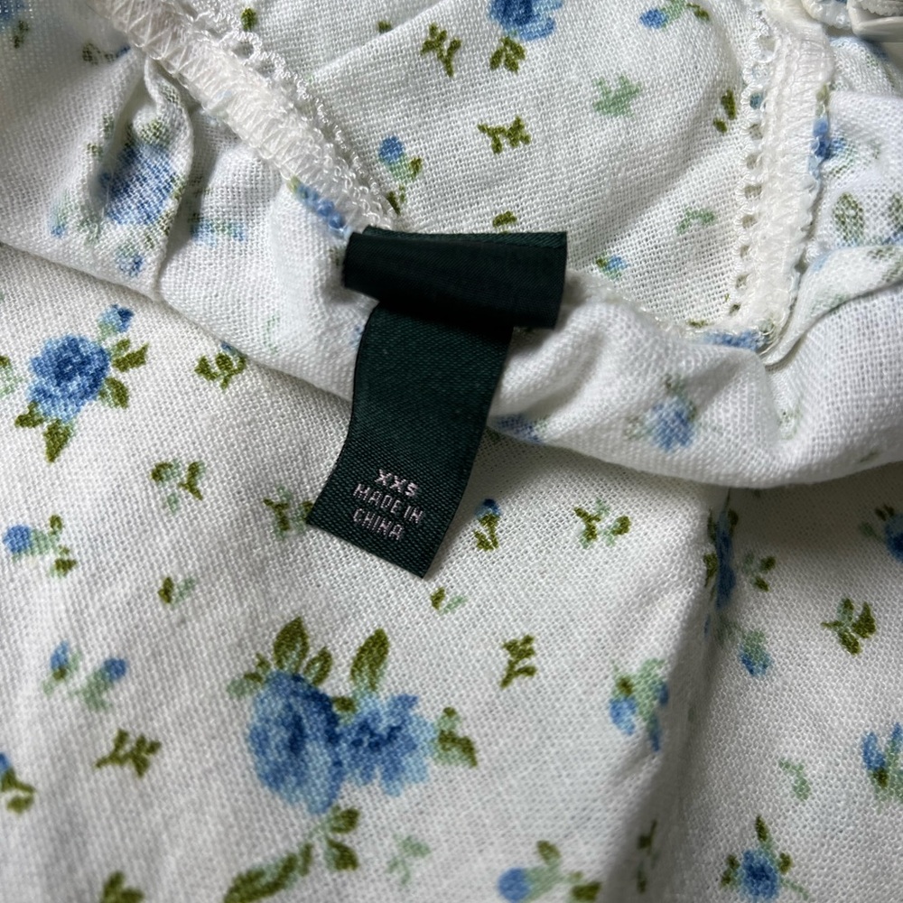 Blue Floral Cottagecore Maxi Skirt - Picture 8 of 8
